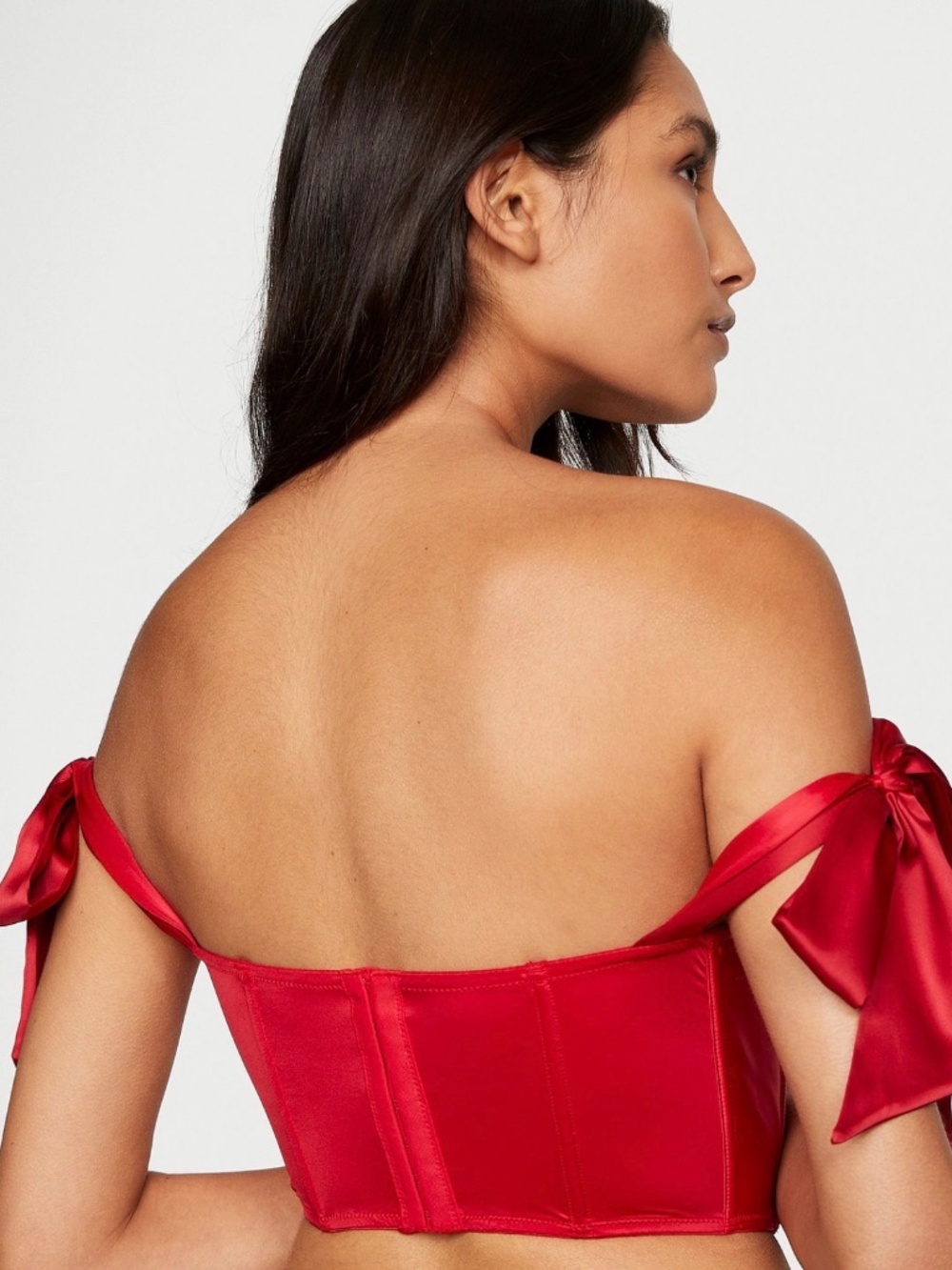 Victoria’s Secret Dream Angels Satin Bow Corset Top | Size S | NWT | Style 26712 - Picture 2 of 8